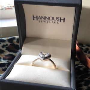 Pandora sparkling love heart ring